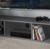 Nebula Anthracite Wooden Gaming High Sleeper Bed 