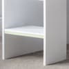 Nebula White High Sleeper Bed with Theo Mattress Included