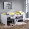 Neptune White Wooden Cabin Bed