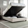 Newton Stone Grey Fabric Ottoman Bed