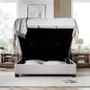 Newton Stone Grey Fabric Ottoman Bed