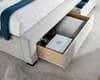 Newton Grey Velvet 4 Drawer Storage Bed Frame - 4ft6 Double