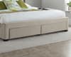 Newton Warm Stone Velvet 4 Drawer Storage Bed