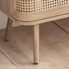 Noah Oak 5 Drawer Rattan Chest of Drawers