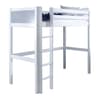 Nordic White and Grey Wooden High Sleeper