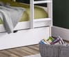 Nova White Trundle Guest Bed or Underbed Storage Drawer