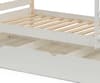 Nova White Trundle Guest Bed or Underbed Storage Drawer