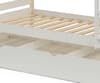 Nova White Trundle Guest Bed or Underbed Storage Drawer