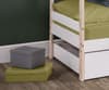 Nova White Trundle Guest Bed or Underbed Storage Drawer
