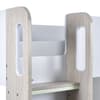 Ocean Pale Wood and White Wooden High Sleeper