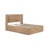 Olden Oak Winged Wooden Ottoman Storage Bed - 5ft King Size