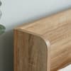 Olden Oak Winged Wooden Ottoman Storage Bed - 5ft King Size