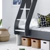 Oliver Grey and White Wooden Storage Triple Sleeper Bunk Bed