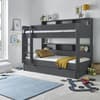 Oliver Grey Wooden Storage Bunk Bed and Underbed Drawer