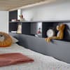 Oliver Grey Wooden Storage Triple Sleeper Bunk Bed