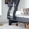 Oliver Grey Wooden Storage Triple Sleeper Bunk Bed