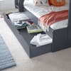 Oliver Grey Wooden Storage Triple Sleeper Bunk Bed and Underbed Drawer