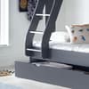 Oliver Grey Wooden Storage Triple Sleeper Bunk Bed and Underbed Drawer
