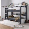 Oliver Grey & White Wooden Bunk Bed and Underbed Drawer