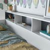 Oliver Grey and White Wooden Storage Bunk Bed