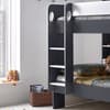 Oliver Grey and White Wooden Storage Bunk Bed