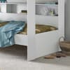 Oliver White Wooden Storage Bunk Bed