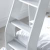 Oliver White Wooden Storage Triple Sleeper Bunk Bed and Underbed Drawer