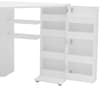 Olivia White Corner Dressing Table With Storage