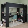 Online Black Wooden High Sleeper
