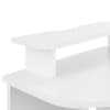 Orbit White Wooden Corner Gaming Desk