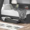 Orion Anthracite Wooden Storage Triple Sleeper Bunk Bed