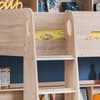 Orion Oak Wooden Storage Bunk Bed