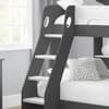 Orion Grey and White Wooden Storage Triple Sleeper Bunk Bed