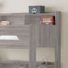 Orion Grey Oak Wooden Storage Triple Sleeper Bunk Bed