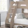 Orion Oak Wooden Storage Triple Sleeper Bunk Bed