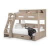 Orion Oak Wooden Storage Triple Sleeper Bunk Bed