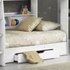 Orion White Bunk Bed with 2 Noah Mattresses Included