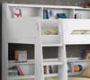 Orion White Wooden Storage Bunk Bed