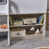 Orpheus Pale Wood and White Wooden Storage Mid Sleeper Kids Bed