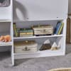 Orpheus White Wooden Storage Mid Sleeper Kids Bed