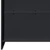 Oslo Black Wooden 3 Drawer Chest