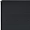 Oslo Black Wooden 4 Drawer Chest