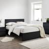 Oslo Black Wooden Bed Frame