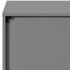Oslo Grey Wooden 2 Drawer Bedside Table