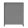 Oslo Grey Wooden 4 Drawer Chest