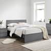 Oslo Grey Wooden Bed Frame