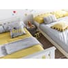 Oslo White Wooden Quadruple Sleeper Bed Frame - 4ft Small Double Top and 4ft Small Double Bottom