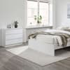 Oslo White Wooden 3 Drawer Chest