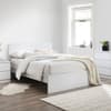 Oslo White Wooden Bed Frame