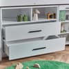 Otis White Wooden Storage Mid Sleeper Kids Bed